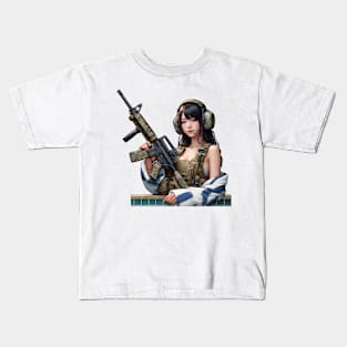 Tactical Girl Kids T-Shirt